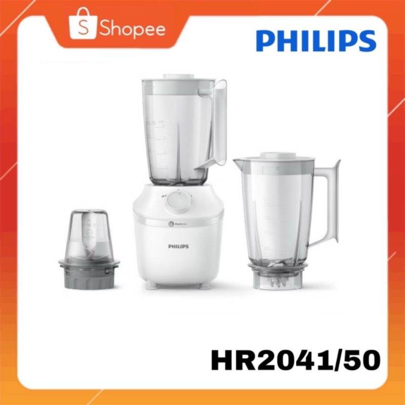 Philips Blender เครื่องปั่นเอนกประสงค์ รุ่น HR2041 มี 4 รุ่น พร้อมอุปกรณ์ HR2041/50 /30 /10 /00