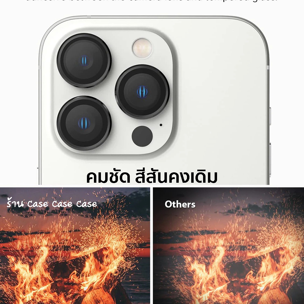 [Glass Guard] ฟิล์มกล้อง มีที่มาร์คตำแหน่ง สำหรับiphone17 pro max 16 plus 15 14 13 12 11 ทุกรุ่น ติดง่าย เลนส์กล้อง ราคา ถูกที่สุด ดีลบีเคเค แกลเลอรีภาพที่ 7