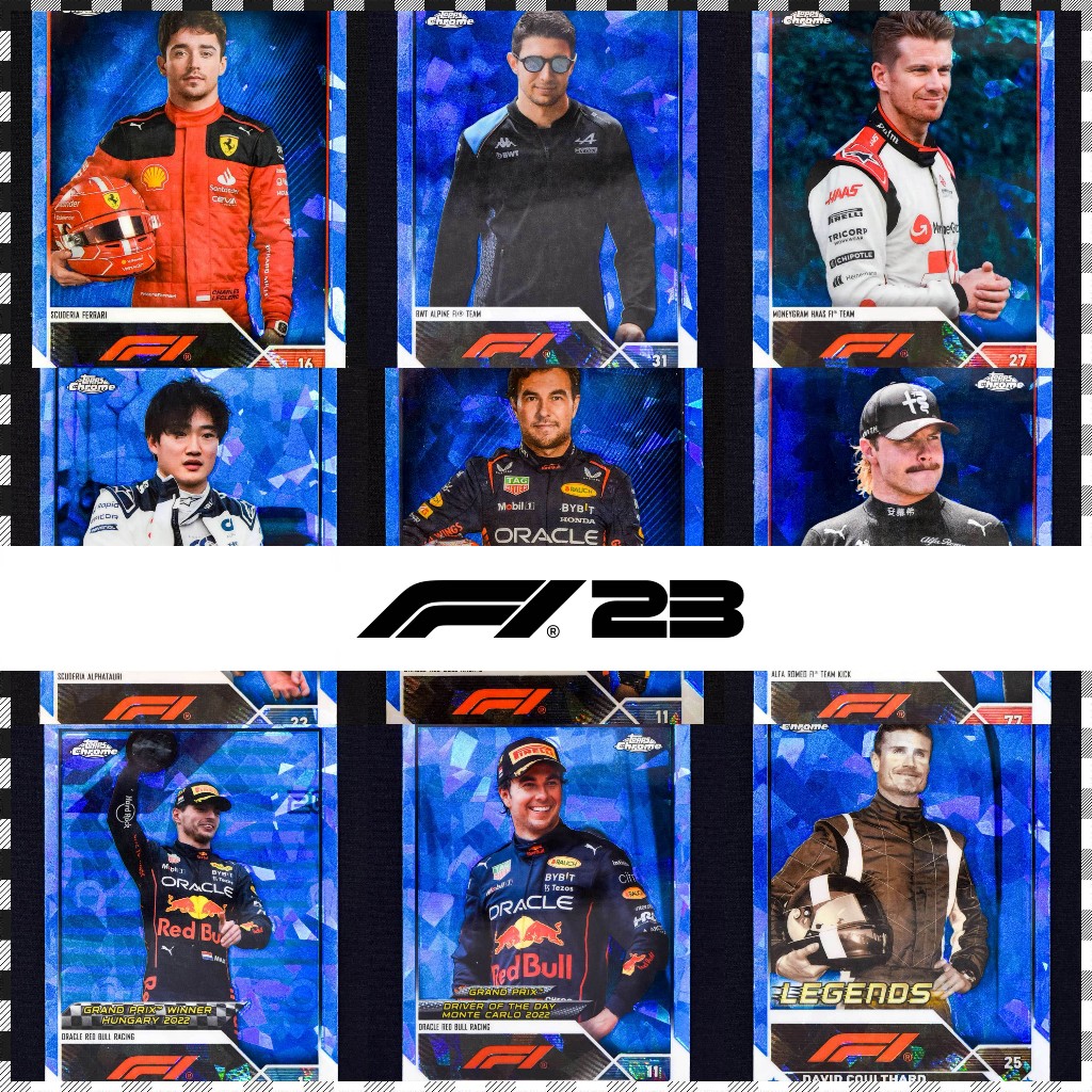การ์ดฟอร์มูล่าวัน Topps Chrome Formula 1 F1 23-24 Sapphire Cards