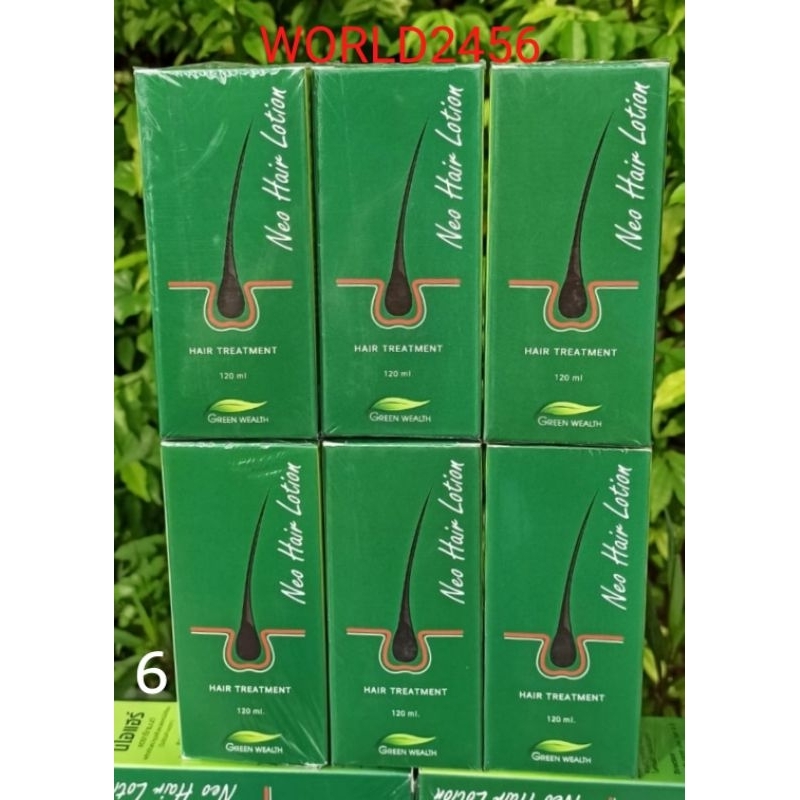6ขวด ของแท้ล๊อตล่าสุด มีQR Code นีโอแฮร์โลชั่น Neo Hair Lotion
