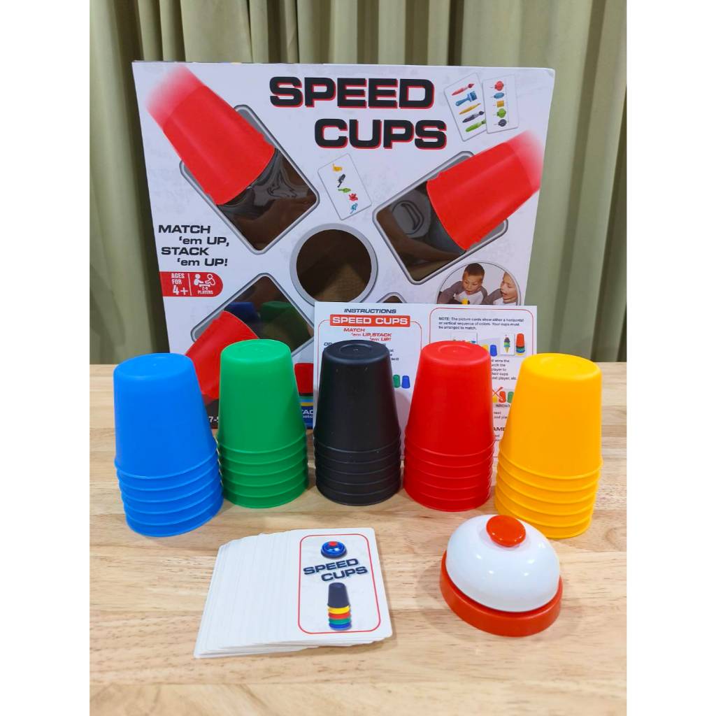 พร้อมส่งจากไทย  Family game  เกมพัฒนาการความคิด ความสามารถ ชุดQuick Cups เกมเรียงแก้วสีตามการ์ด กล่องใหญ่ ราคา ถูกที่สุด ดีลบีเคเค แกลเลอรีภาพที่ 5