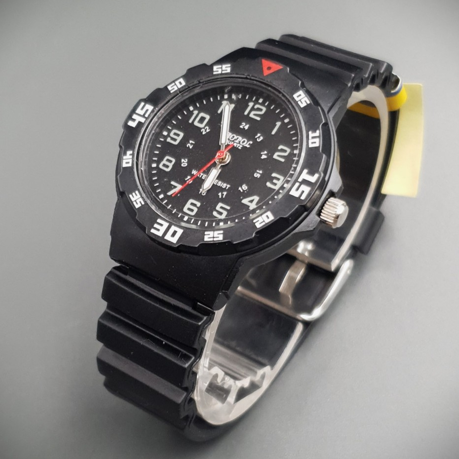 นาฬิกาข้อมือผู้หญิง  Aopol [ โอปอ ] แบรนด์แท้ สายยาง  [ หน้าปัด เลขครบ ]