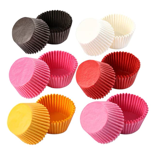 *พร้อมส่ง* กระทงกระดาษ (กระดาษไข) ถ้วยจีบ Food grade หลายสี เบอร์ 1611 1612 2216 2416 2616 2816 3217 3218 3219 3220