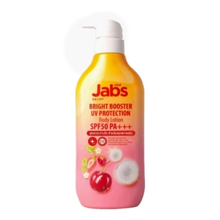 ส่งฟรี/มีไลฟ์ [ 1แถม1 ] กันแดด แจ๊บส์ ไบรท์บูสเตอร์ โพรแทคชัน Jabs Bright Booster UV SPF50 PA+++ ปริมาณ 450 ml