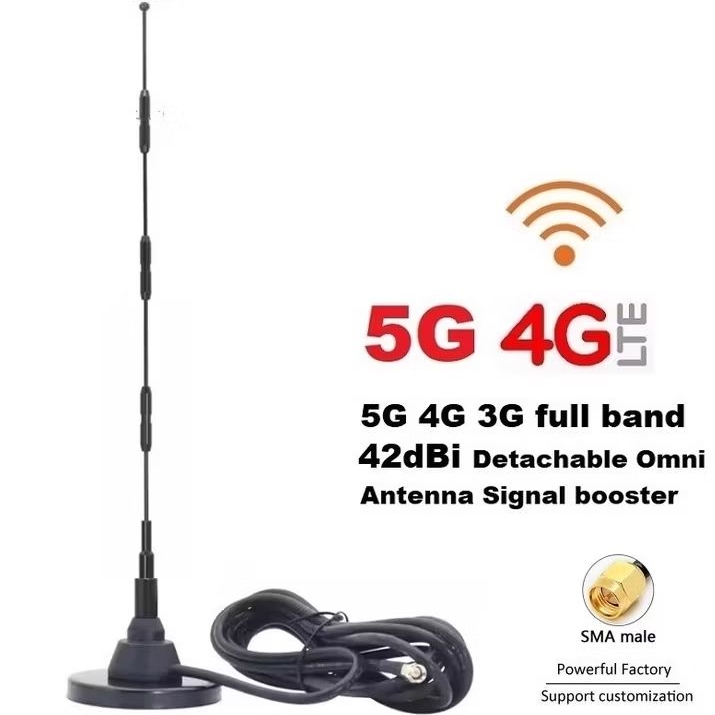 เสาอากาศ 5G 4G 3G 42dBi High Gain Signal Booter Receiving Sransmitter Omni 4G Sunker Antenna