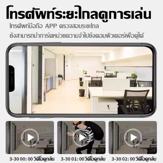 【รับประกัน 5 ปี】กล้องจิ๋ว WiFi เฝ้าระวังอัจฉริยะแบบพาโนราม่า แบตเตอรี่บิ้วอิน กล้องวงจรปิด กล้องวงจรปิดไร้สาย