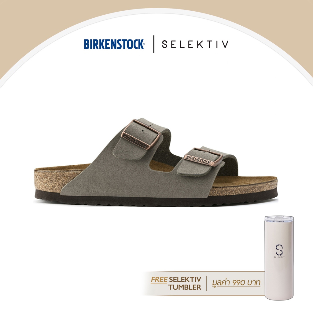 BIRKENSTOCK ARIZONA BIRKO Nubuck stone