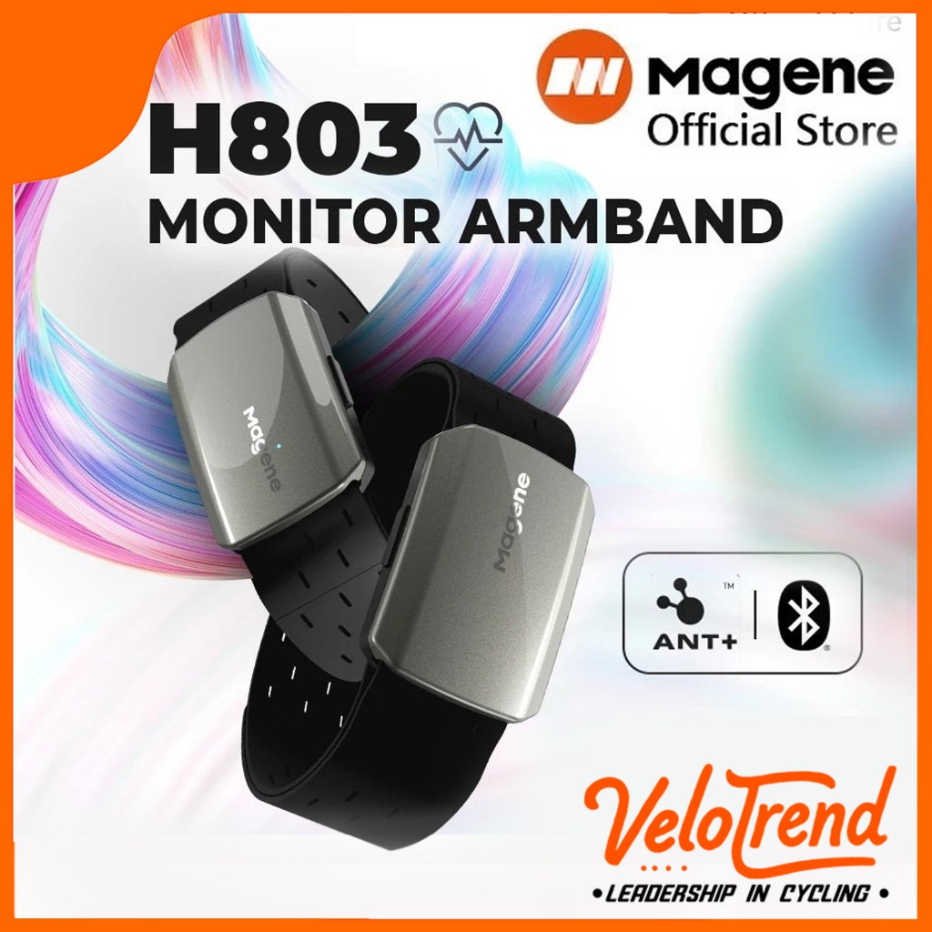 MAGENE ปลอกแขนวัดอัตราการเต้นหัวใจ H803 สําหรับขี่จักรยาน ออกกําลังกายกลางแจ้ง