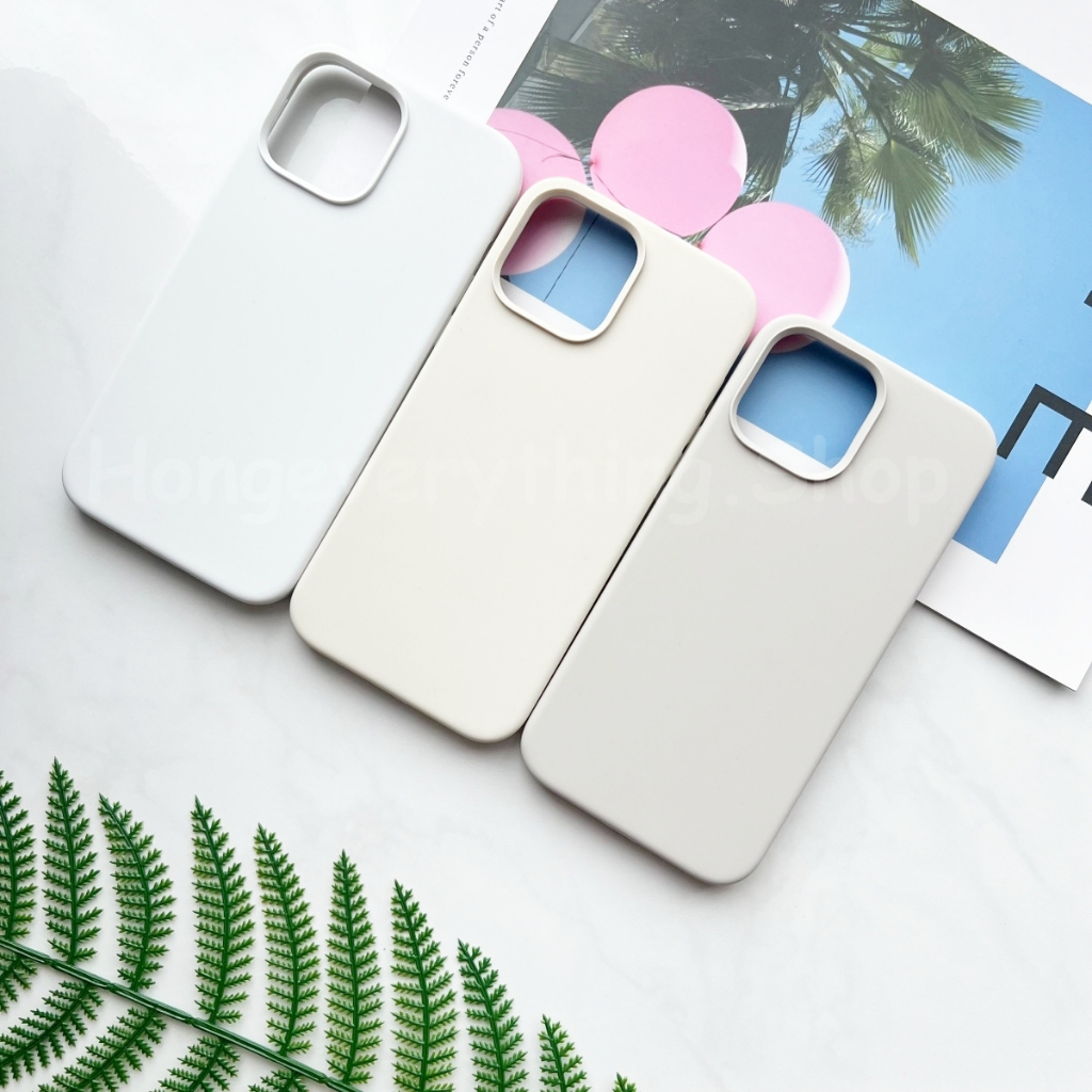 🔥เคสกำมะหยี่(ปิดหัว-ปิดท้าย) สำหรับ รุ่นiPhone7-17Promax สีขาว สีเทาอ่อน สีครีม พร้อมส่ง