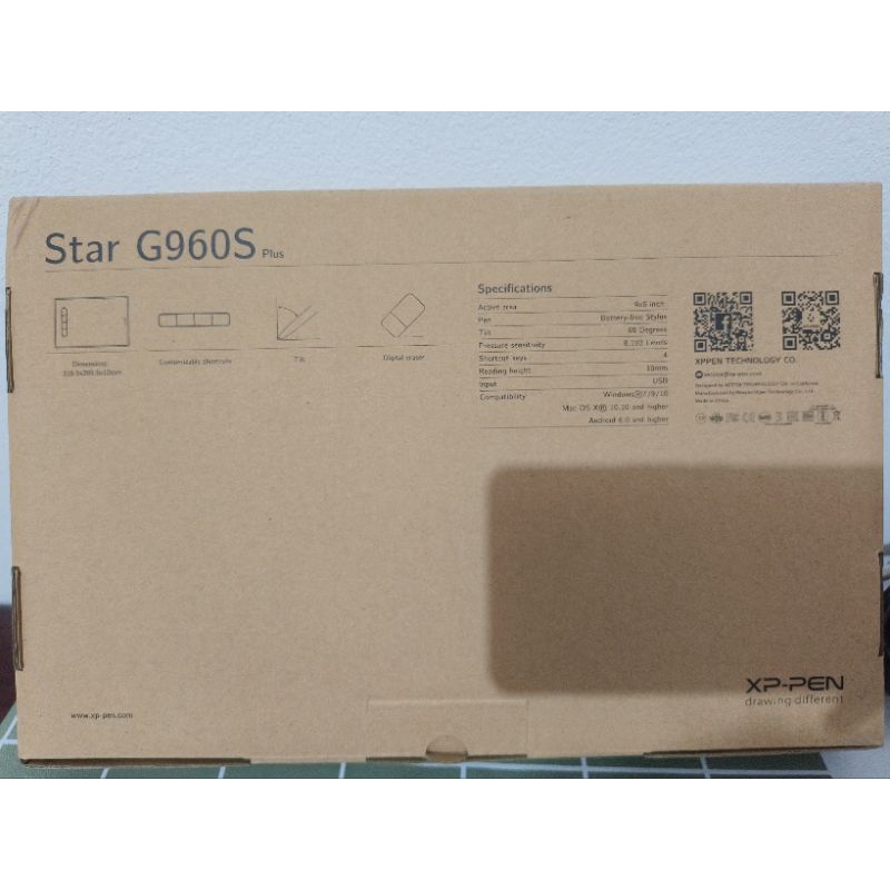 XP-Pen Star G960S  เมาส์ปากกา (Pen Tablet) มือสอง สภาพดีมาก อุปกรณ์ครบ