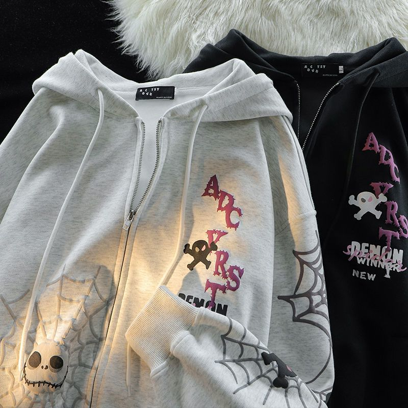 Brave⭐️พร้อมส่ง⭐️เสื้อกันหนาว เสื้อฮู้ด แขนยาว 2024สินค้ามาใหม่ เกาหลี ใส่สบายๆ ทรงหลวม สไตล์สปอร์ต #17116