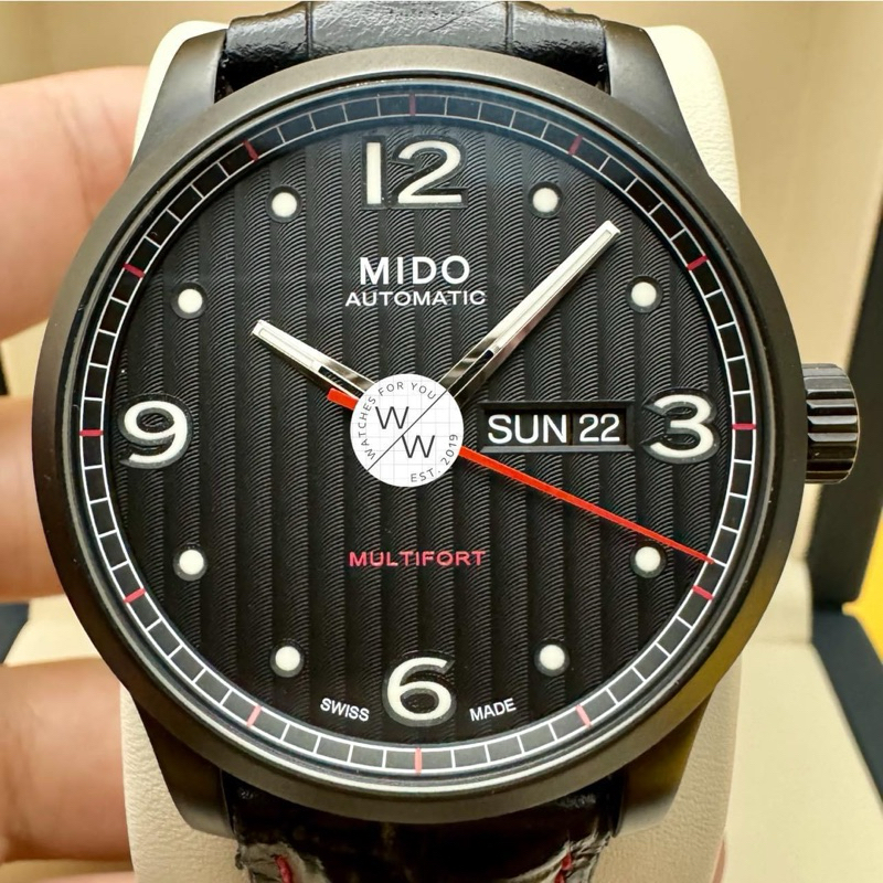 MIDO Multifort Black Dial Men’s Automatic Watch M005.430.37.050.00