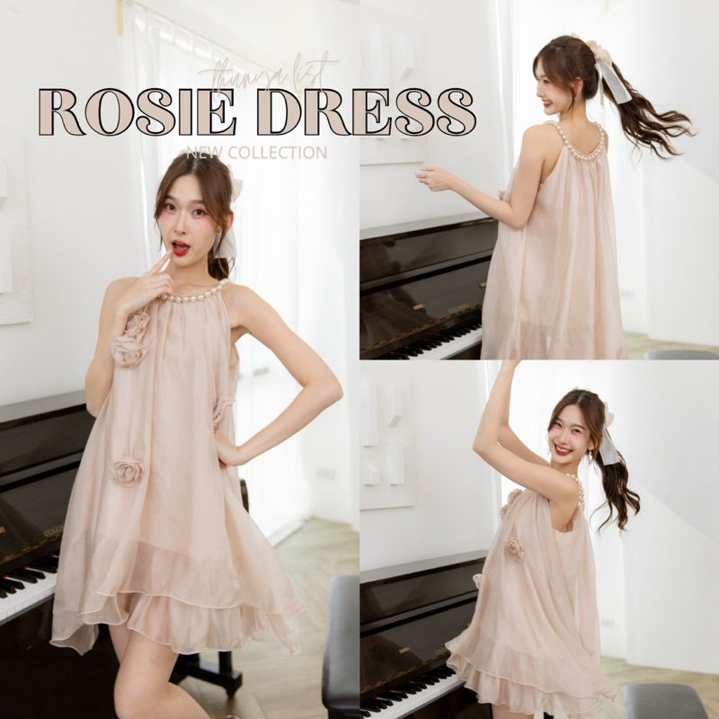ROSIE DRESS เดรสโอเวอร์ไซต์ พริ้วสวย ละมุน