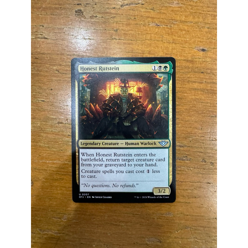 MTG Outlaws of Thunder Junction: Honest Rutstein