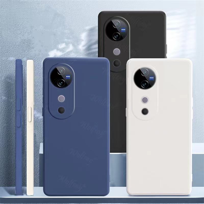 เคส กำมะหยี่ สำหรับ Vivo V40 V40pro เคสพลาสเทล วีโว่ กันกระแทก