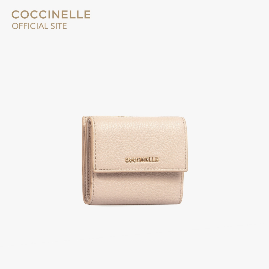COCCINELLE محفظة نسائية Metallic — وردي — صورة 2