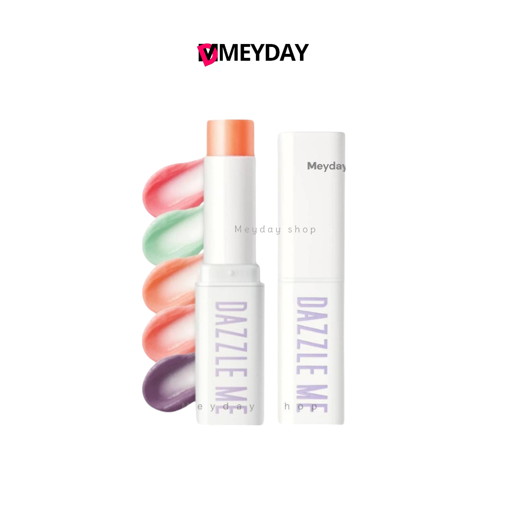 DAZZLE ME  ลิปบาล์ม บํารุงริมฝีปาก แดซเซิล มี Fruit Justice Lip Balm เปลี่ยนสีตามค่าPH สารสกัดจากผลไม้