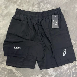 กางเกงกีฬาขาสั้น Asics ใส่ออกกำลังกาย มีซับในเป็นแบบกางเกงขาสั้นเพิ่มความกระชับคล่องตัว ระบายอากาศดี ใส่สบายๆ
