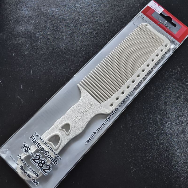 YS.ParkหวีตัดผมYS-282 YSสีขาว หวีแปรงตัดผมจัดแต่งทรงผมตัดผมของแท้💯%