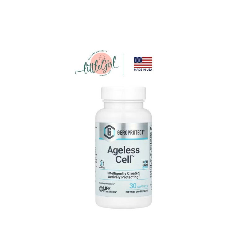 (พร้อมส่ง) Life Extension GEROPROTECT Ageless Cell 30 Softgels
