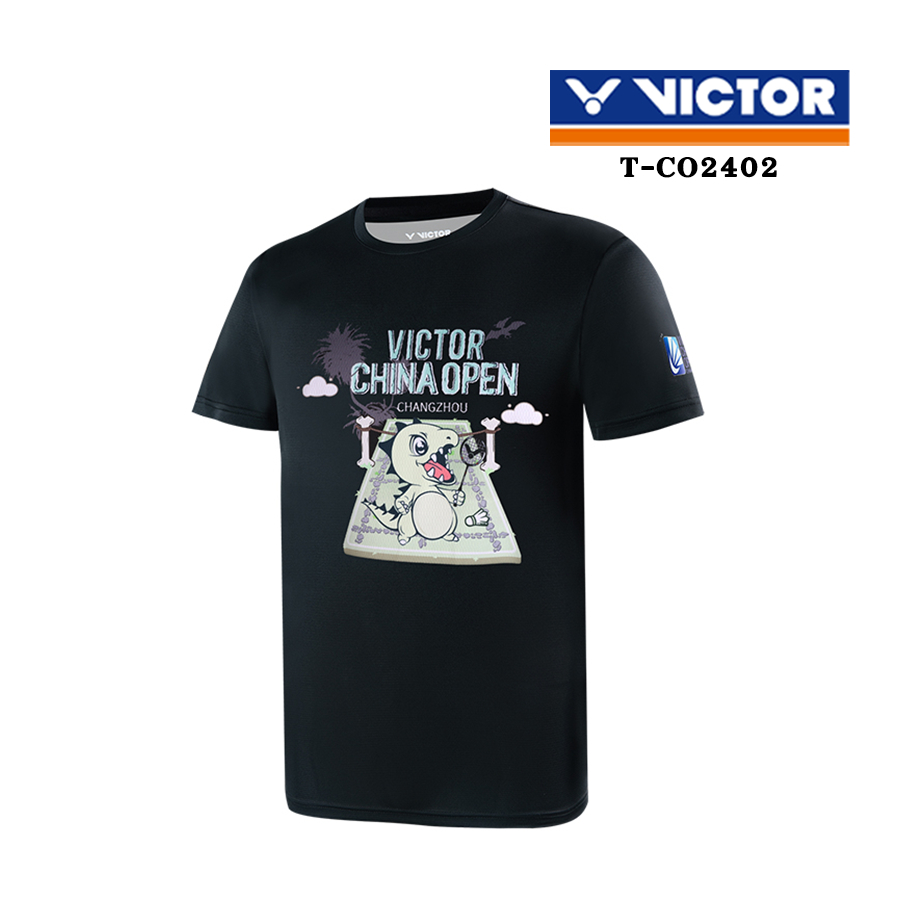 VICTOR เสื้อกีฬาแบดมินตันแขนสั้น เสื้อกีฬาแขนสั้น รุ่น T-CO2402