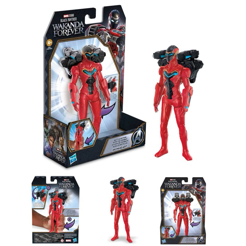 พร้อมส่ง Marvel Studios' Black Panther Wakanda Forever Battle Action Ironheart, 6-inch Action Figure
