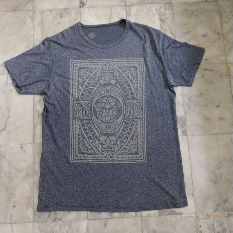 เสื้อยืดแขนสั้น แนวสเก็ตบอร์ด OBEY แท้ มือสอง สภาพดี ของพร้อมส่งครับ
