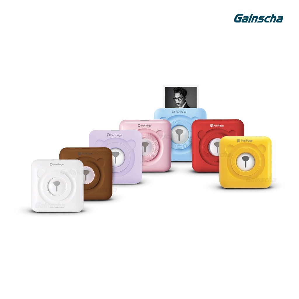 PeripageA6 เครื่องปริ้นหมี Mini Printer เครื่องปริ้นพกพา พิมพ์สติกเกอร์ เครื่องพิมพ์รายชื่อ