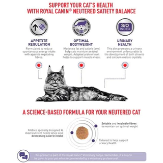 Royal Canin Vet Cat แมวทำหมัน NEUTERED SATIETY BALANCE