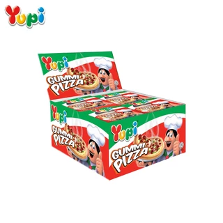 [แพ็ค 12 ชิ้น] Yupi Gummi pizza ยูปี้ กัมมี่พิซซ่า 14ก.
