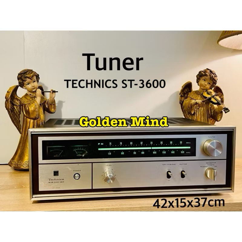 TU-01-20116 จูนเนอร์มือสองจากประเทศญี่ปุ่น TECHNICS FM/AM STEREO  TUNER ST-3600 แถมหม้อแปลงไฟฟ้า