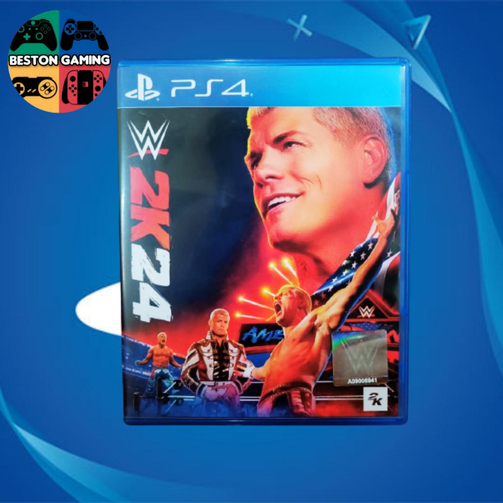 ps4 แผ่น ps4 มวยปล้ำ w2k24 มือ 2