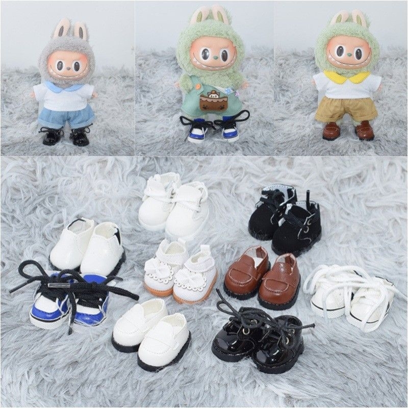 รองเท้าขนาดเล็กสำหรับตุ๊กตาLabubuและตุ๊กตาผ้าขนาด10ซม.#สินค้าพร้อมส่งจากไทย