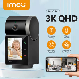 🔥ขายดีมาก🔥⚡️กล้องวงจรปิด⚡️ IMOU REX VT PRO 5MP 3K Smart CCTV One-touch Video Call Security CCTV Camera Clock