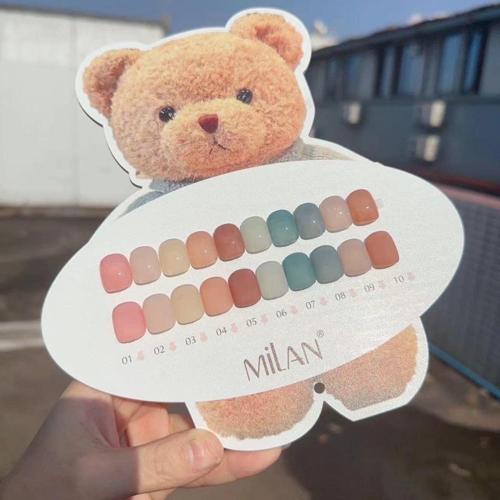 สีไซรัป set 10 สี ชาร์ตน้องหมี ღ แบรนด์ Milan ღ