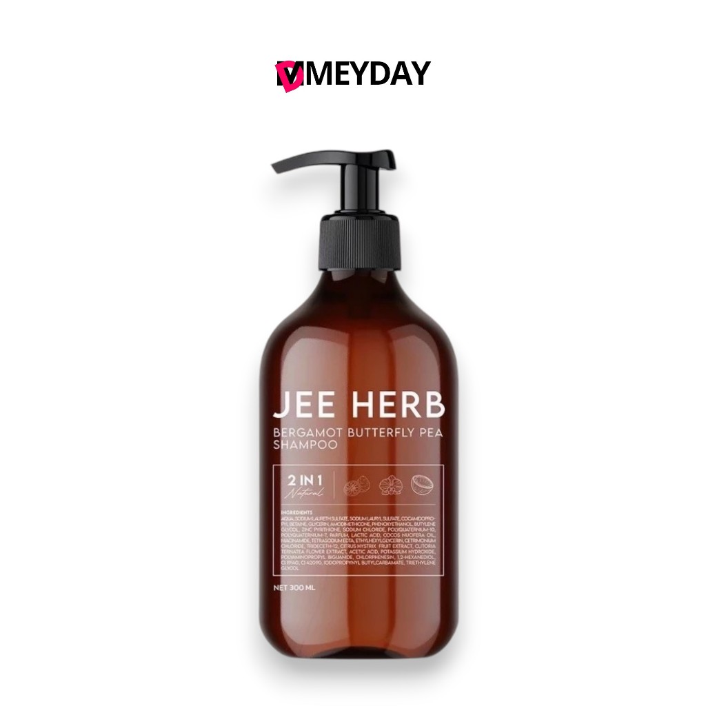 JEE HERB แชมพูจีเฮิร์บ บอกลาผมเสีย ฟื้นฟูผมแบบเร่งด่วน ขนาด 300 g