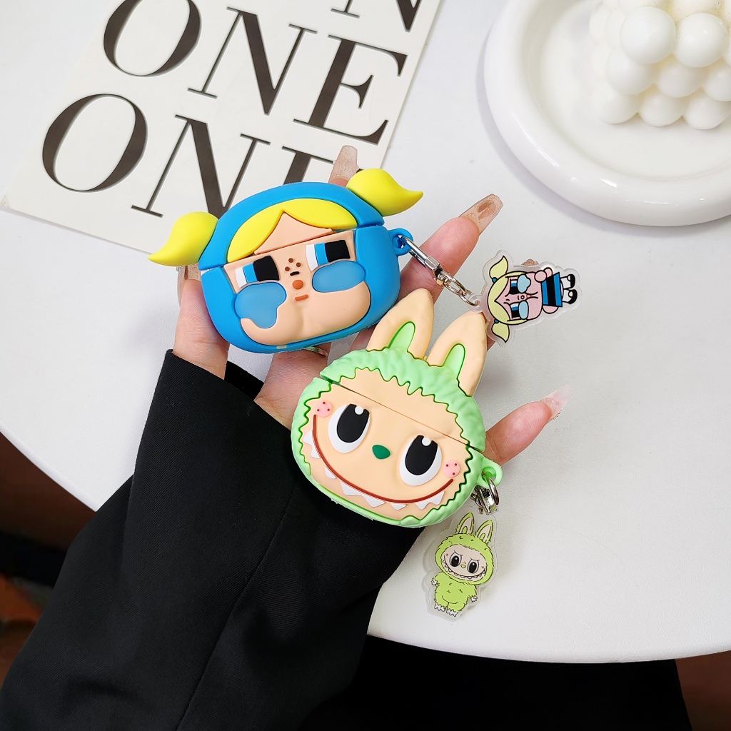 พร้อมส่งจากไทย เคสหูฟัง3D เคสซิลิโคน สำหรับ AirpodsPro Airpods1/2 TWS i9s/i11/i12/i13(ใช้ด้วยกัน) ge