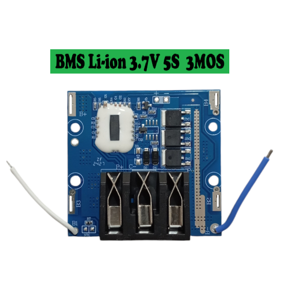 BMS Li-ion 5S 21V 3MOS ST บอร์ดป้องกันแบตเตอรี่