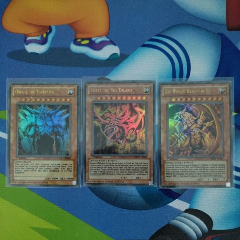 Yu-Gi-Oh การ์ดฟอยเรืองแสง สามเทพมายา ฟอยรุ้ง งานจีนเกรดA น่าสะสมมาก เก็บโค้ด Shoppeeวิดิโอ