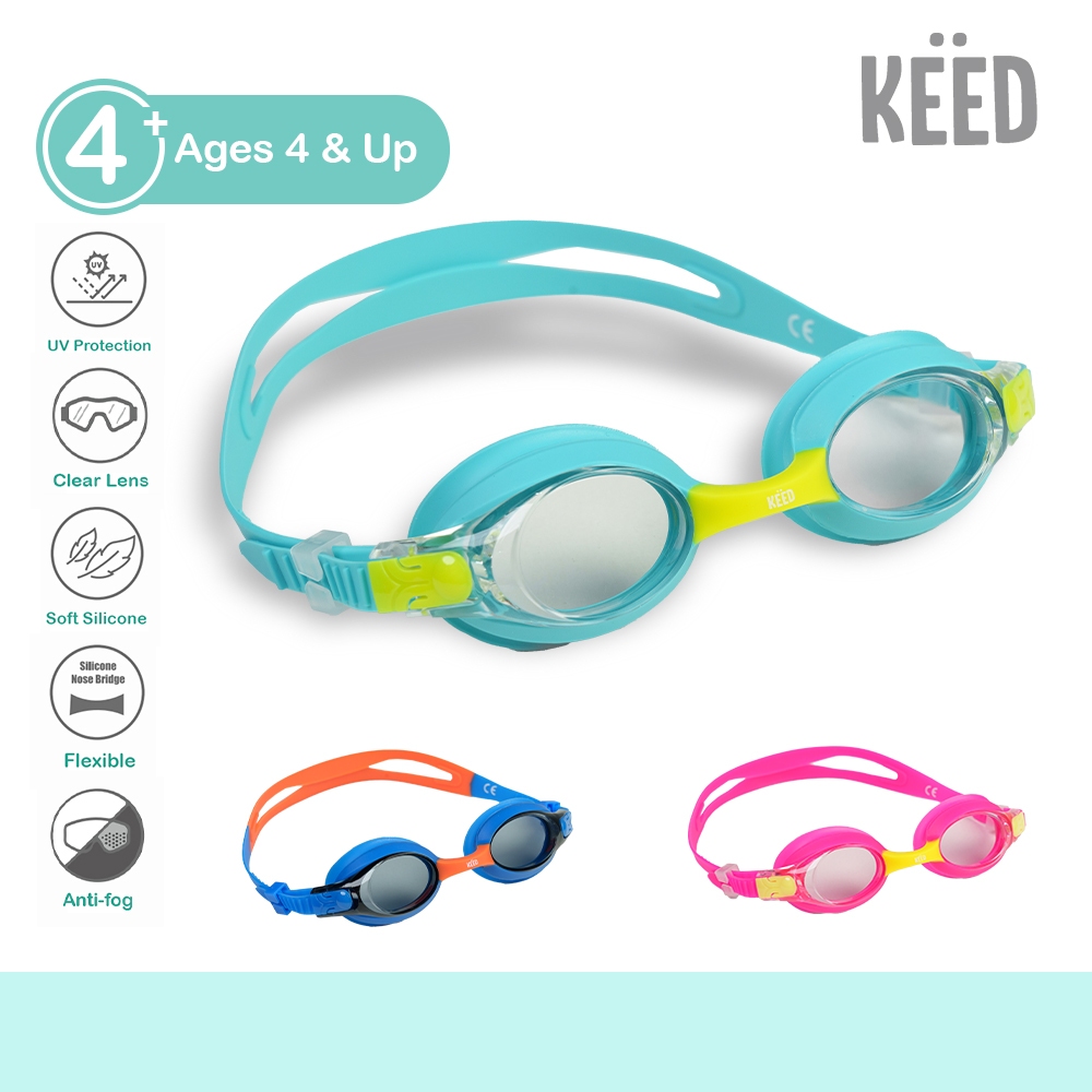 KEED : แว่นตาว่าน้ำเลนส์ใส เหมาะสำหรับน้อง 4 ขวบขึ้นไป *2670*