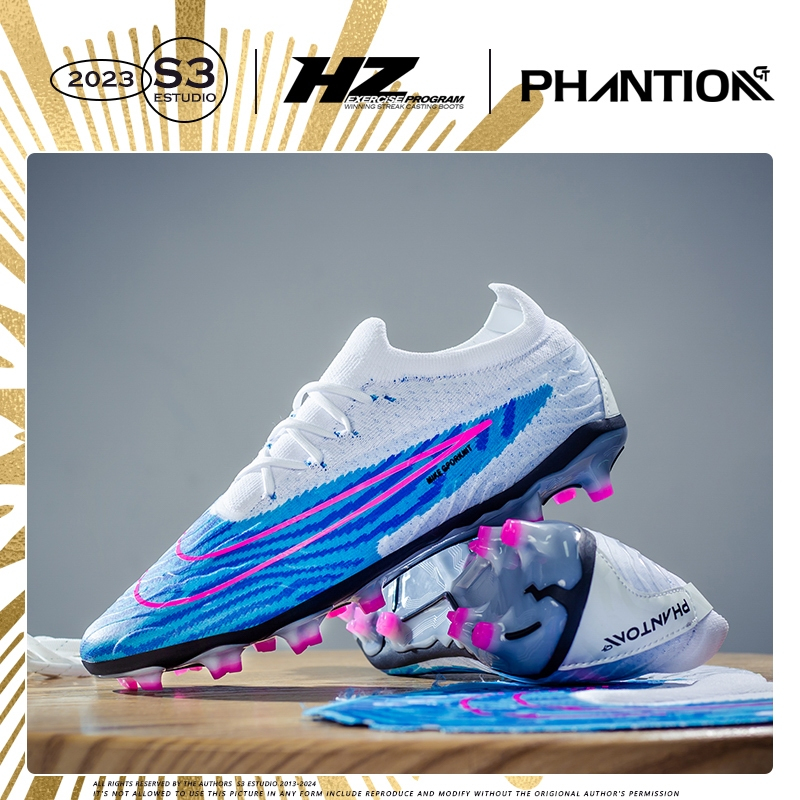 2024 New Phantom GX Academy FG รองเท้าสตั๊ด รองเท้าฟุตบอลคุณภาพสูงสำหรับผู้ชาย/ผู้หญิง รองเท้าฟุตบอล