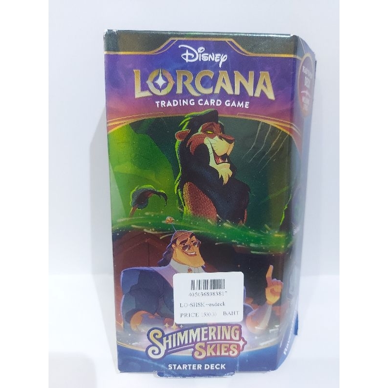 LO LO-SHSK--esdeck Disney Lorcana Shimmering Skies Booster Starter Deck Disney Booster Deck 1 EN Deck 4050368983817