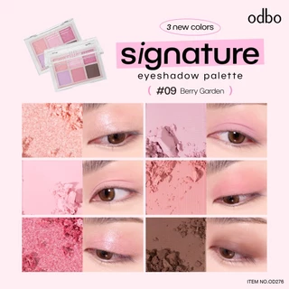 พาเลทอายแชโดว์ Odbo Signature Eyeshadow Palette OD276 ทาตา ชิมเมอร์ กลิตเตอร์ แมทท์