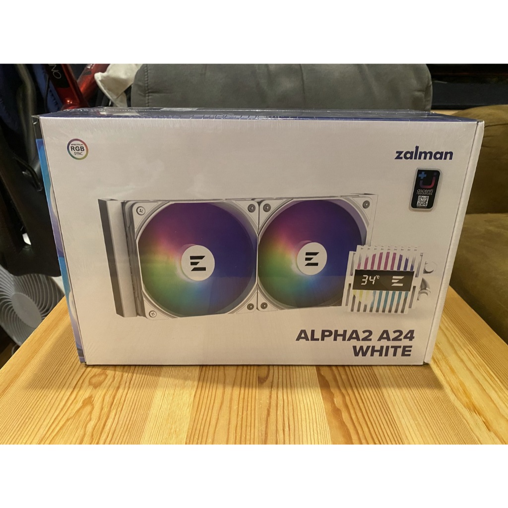 ชุดน้ำปิด ZALMAN ALPHA2 A24 (WHITE) ของใหม่ยังไม่แกะซีล ประกันเต็ม