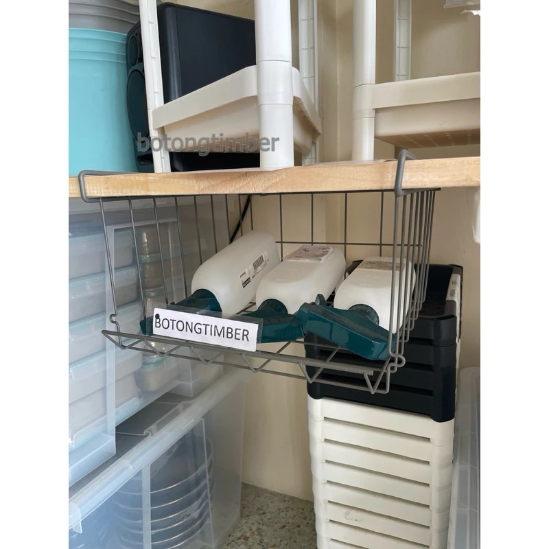 IKEA OBSERVATOR ตะกร้าแขวนบนชั้น เพิ่มพื้นที่ของชั้นวาง
