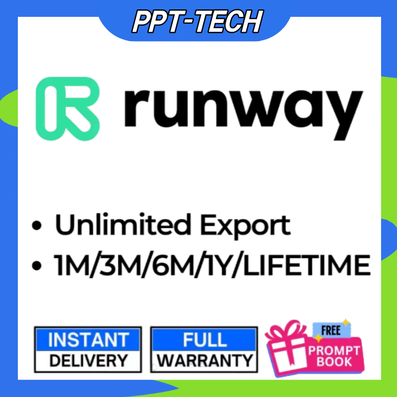 [PPTECH]Runway Ai Premium Genuine Shared account runwayai