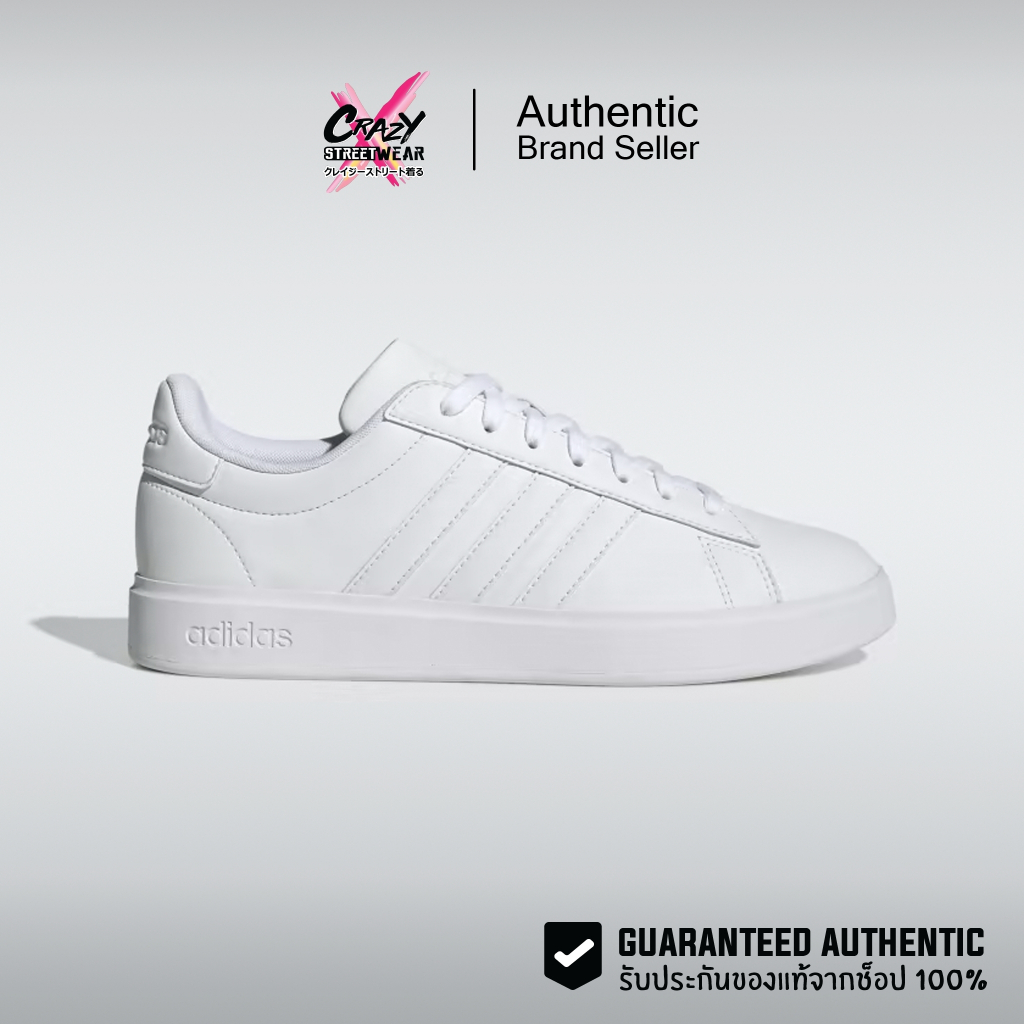 Adidas Grand Court 2.0 ของแท้ 100% ( GW9197 ) สินค้าลิขสิทธิ์แท Adidas รองเท้าผู้ชาย รองเท้าลำลอง