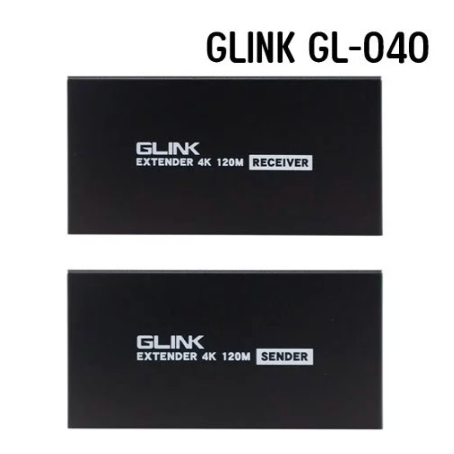 GL-040 HDMI KVM Extender 4K CAT5e/6e120m +USB DA-GO-HM-GL040 สินค้ารับประกัน1ปี