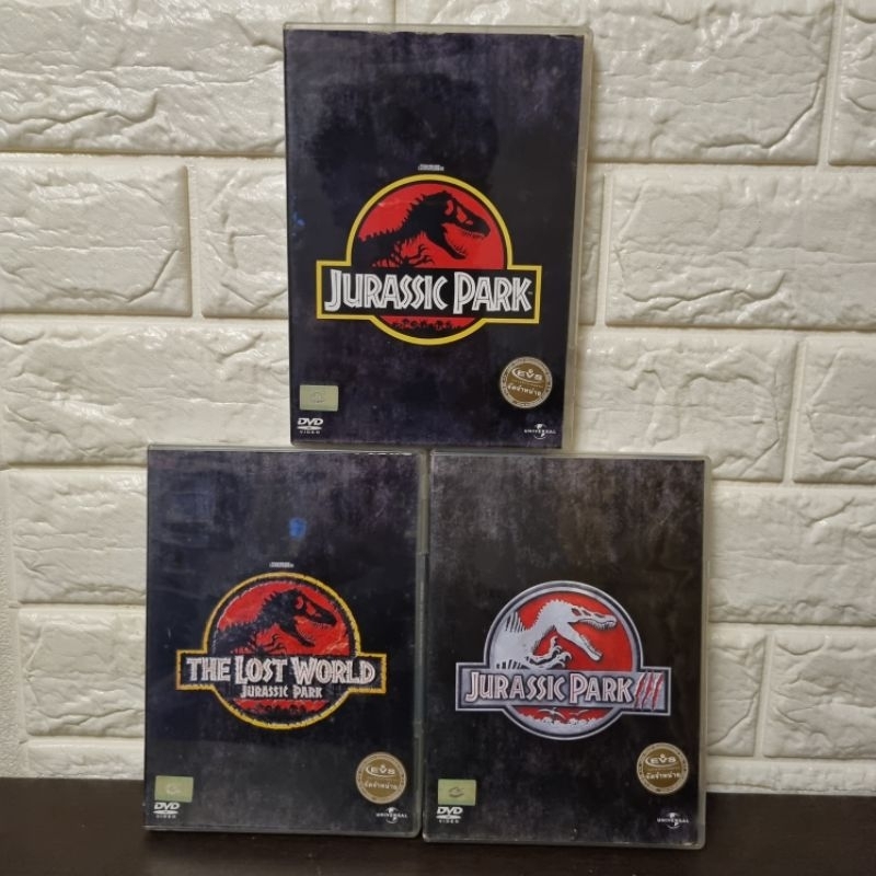 DVD : JURASSIC PARK 1-3 **ขายยกเซ็ต ( มือสอง ) ดีวีดี หนัง ซีรีย์ แผ่นแท้