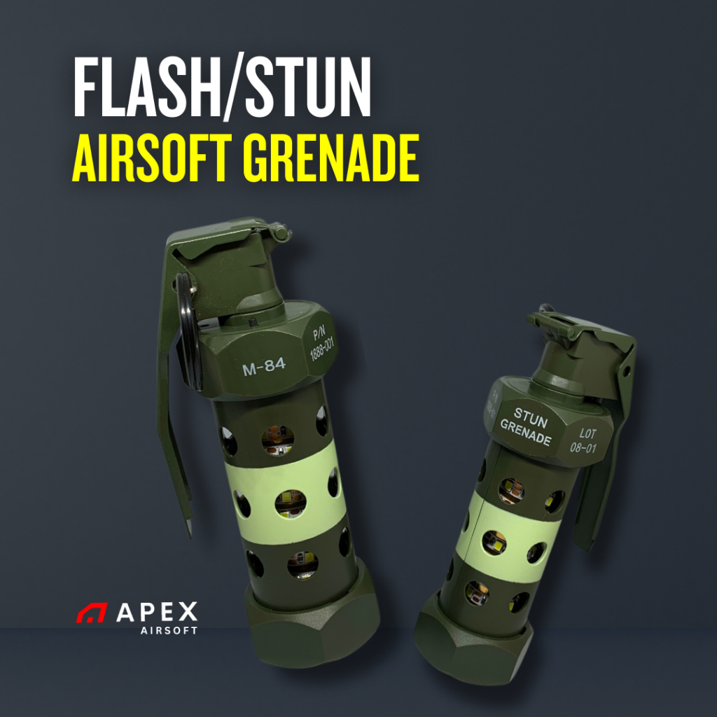 Flash & Stun Prop Toy for Airsoft | ระเบิดแสง | APEX